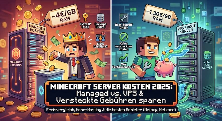 Minecraft Server Kosten 2026